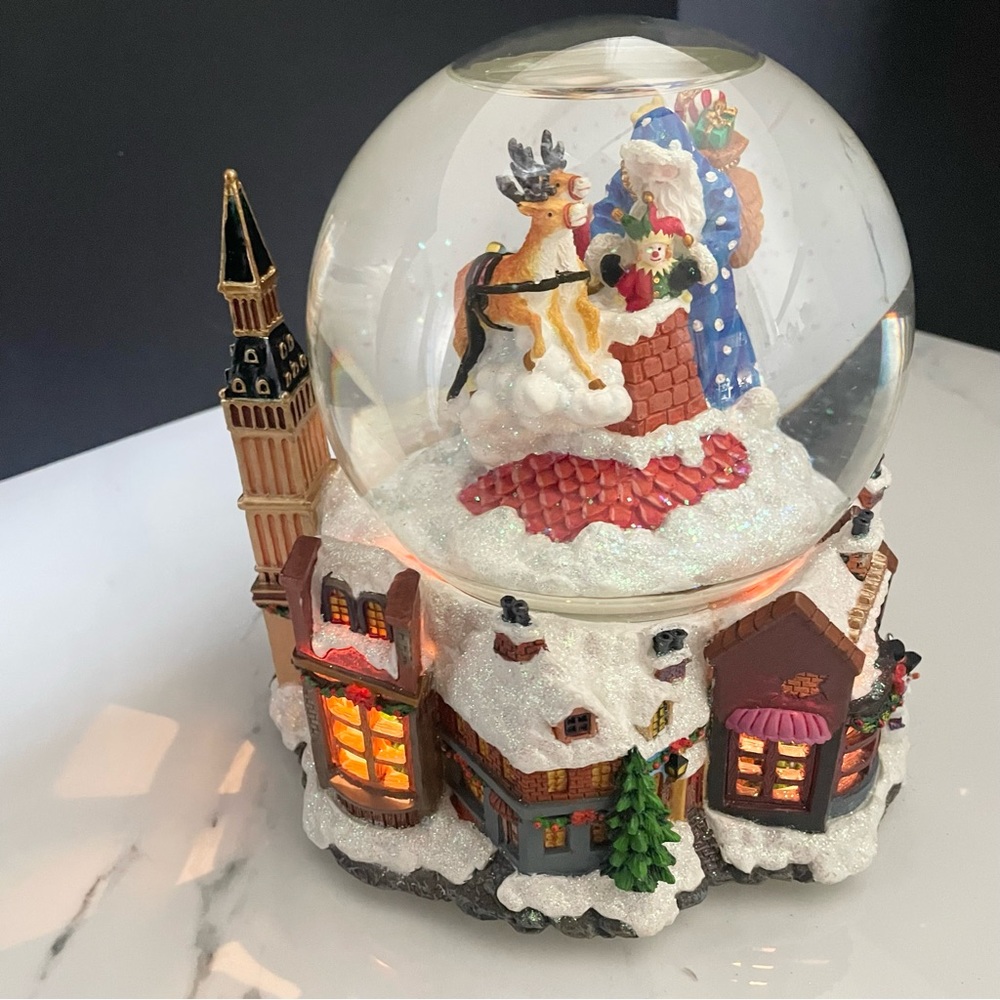 Rooftops of London Snow Globe by Christopher Radko